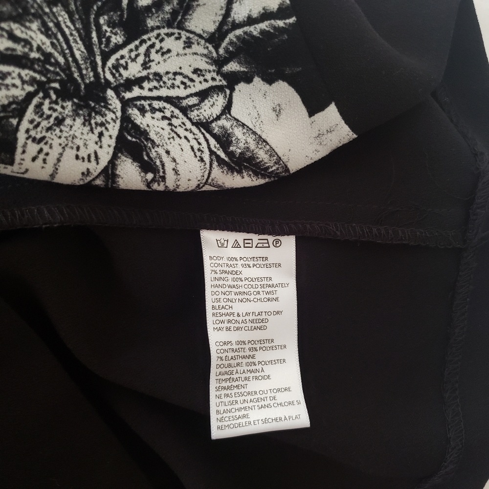 Silence + Noise black and white halter dress size 6 - Picture 4 of 8